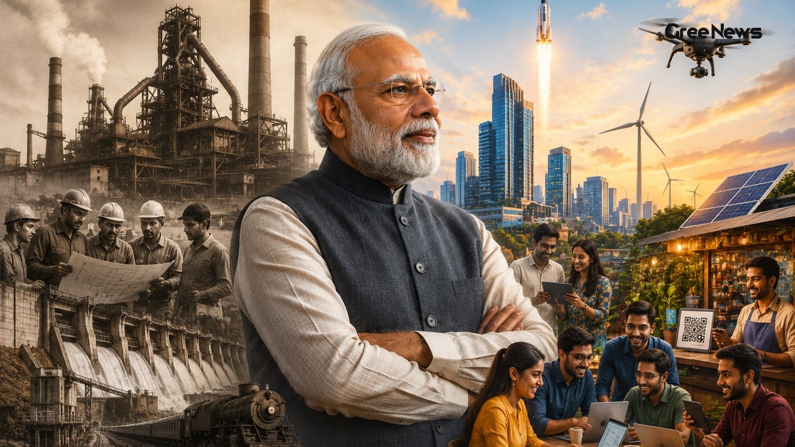 The Shift in India's Economic Philosophy: Nehru vs. Modi