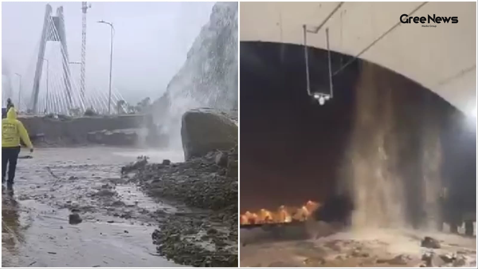 Landslides Disrupt Mumbai-Pune Expressway and Rail Lines Due to Heavy Rain