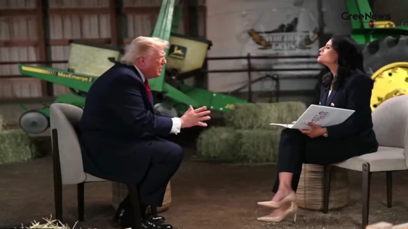 The Chaotic Confrontation: Donald Trump's Interview and Media Attacks