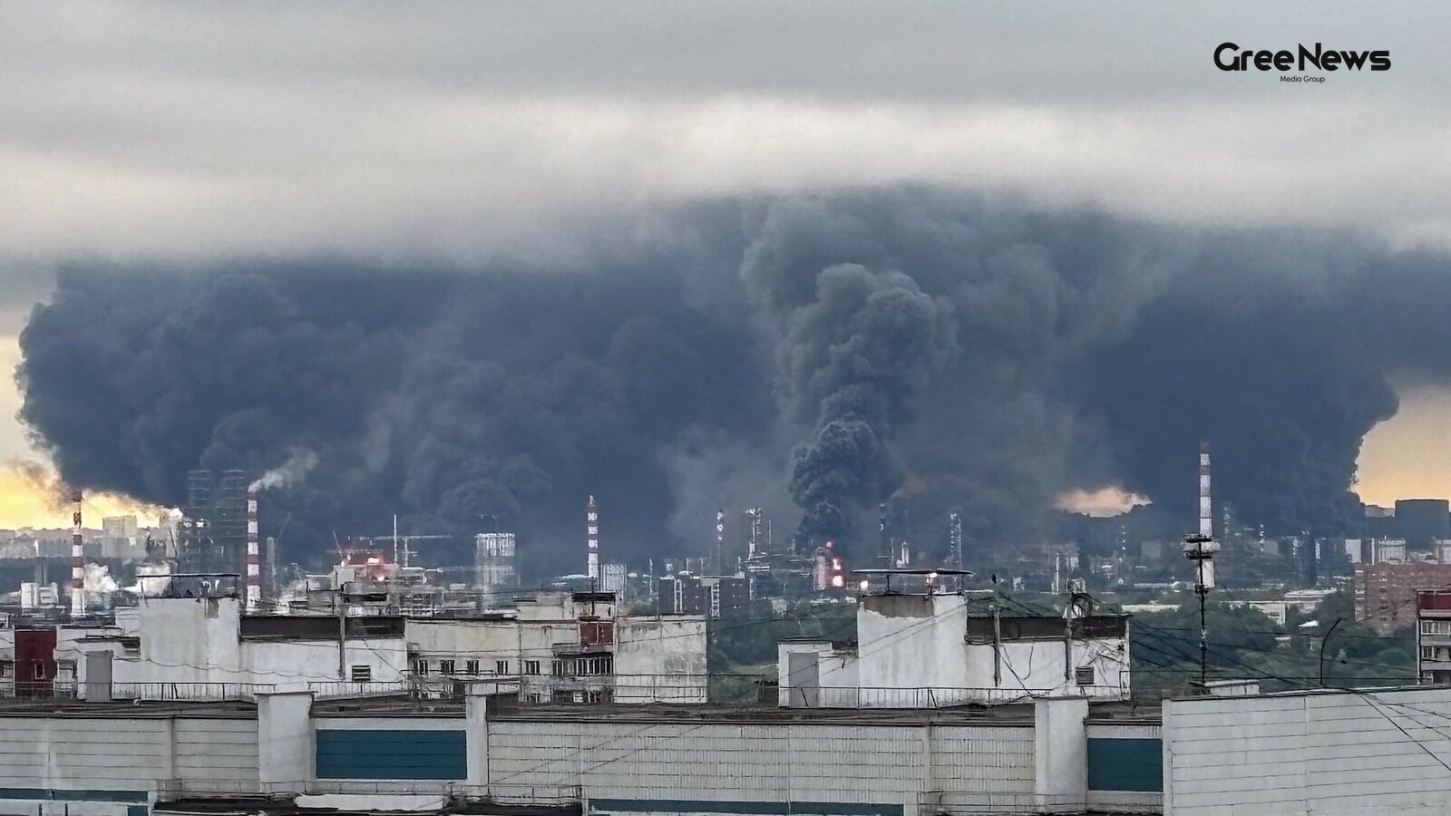 Drone Assault Ignites Moscow Oil Refinery Amid Conflict