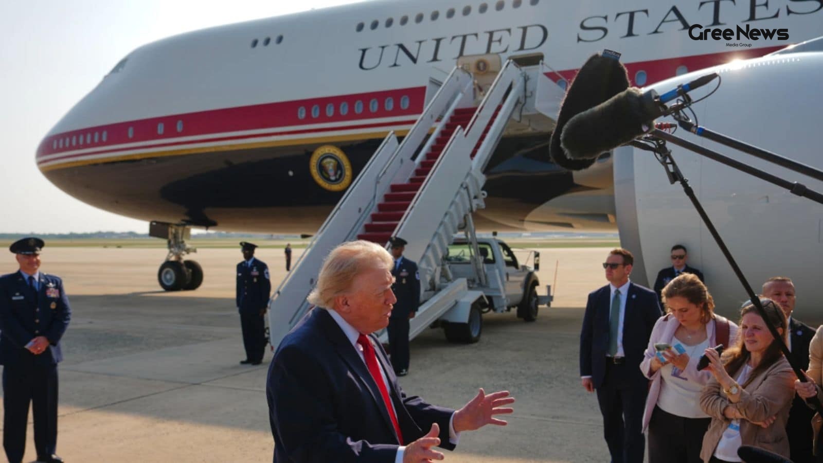 Donald Trump's Temporary Presidential Aircraft