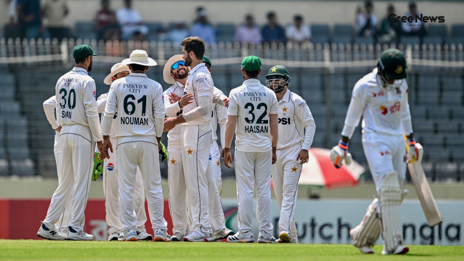 Bangladesh versus Pakistan First Test Summary