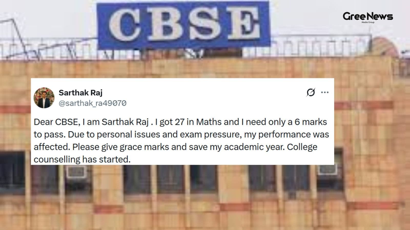 CBSE Student Appeals and Social Media Reaction to Academic Grievances