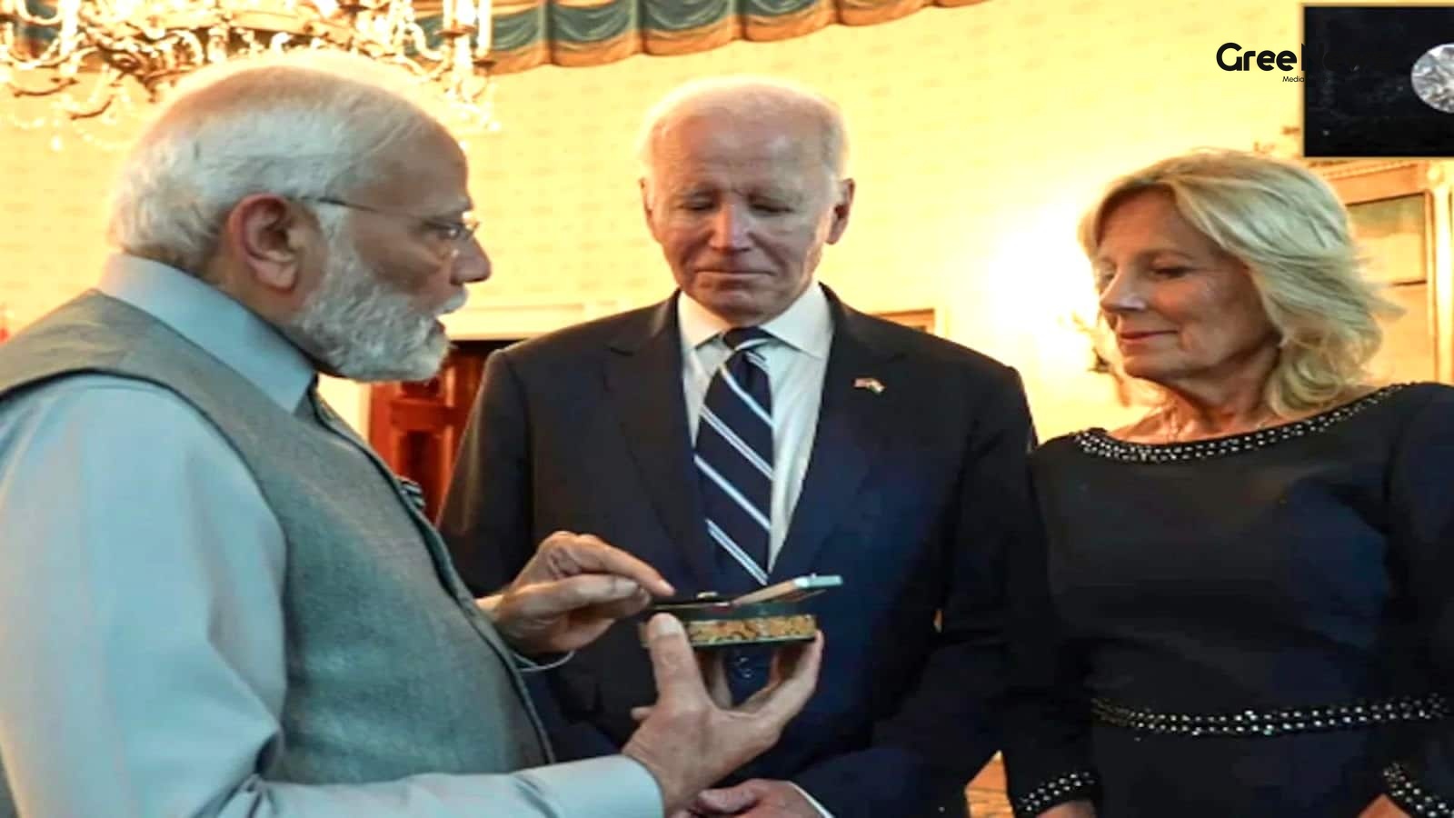 Jill Biden's Diamond Gift from Prime Minister Modi