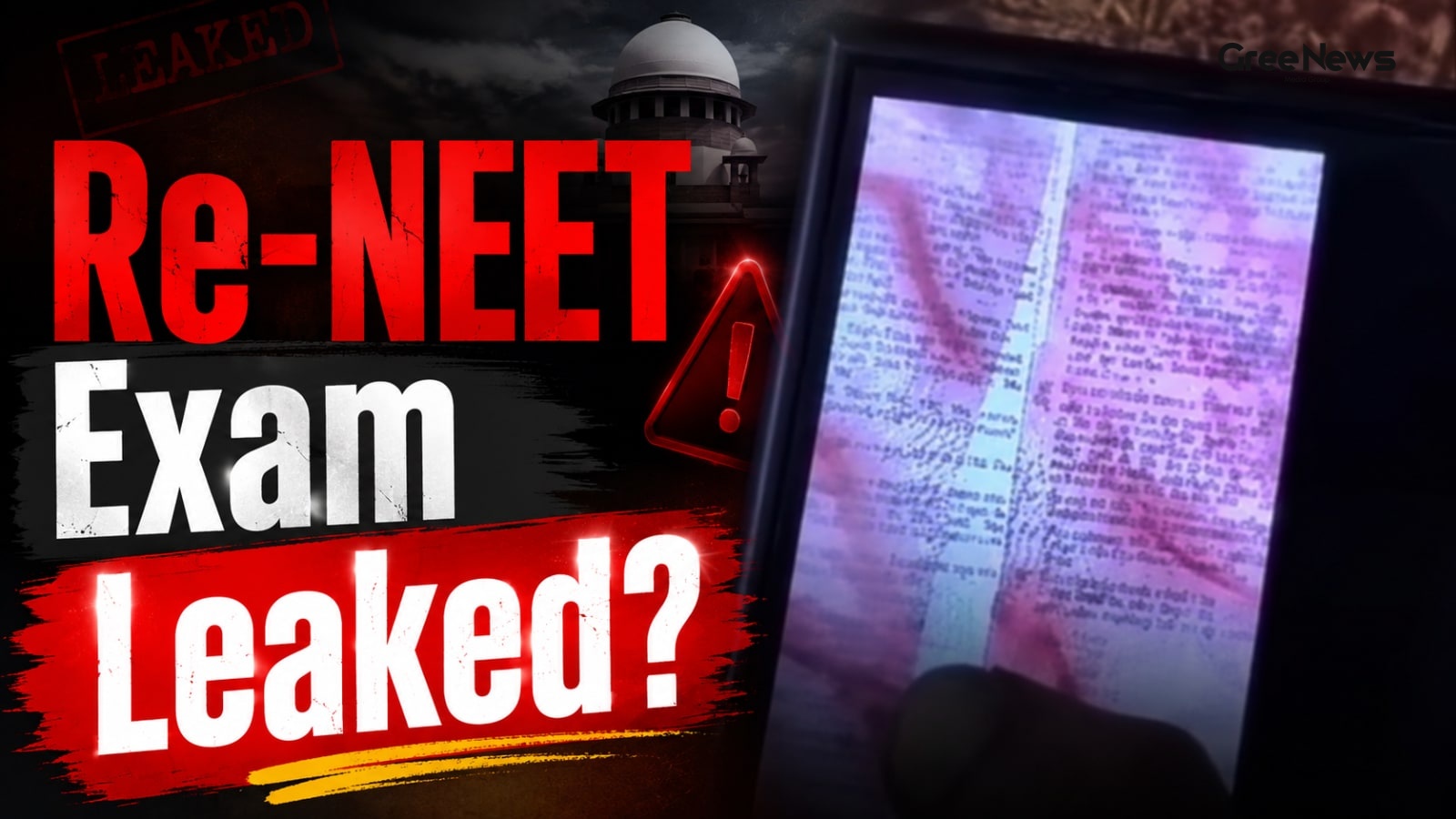 Re-NEET Exam Paper Controversy and Social Media Debate