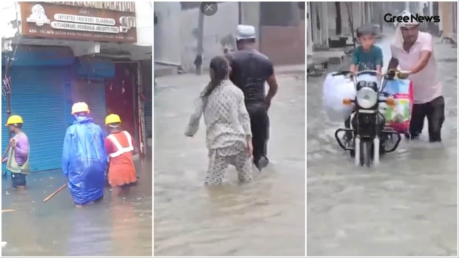Heavy Monsoon Rain Causes Widespread Waterlogging and Traffic Chaos in Delhi NCR