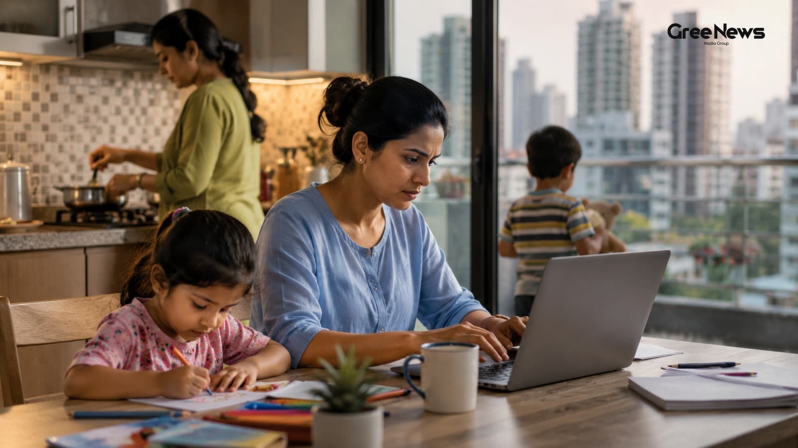 The Unpaid Care Burden: Women's Opportunities in India's Urban Centers