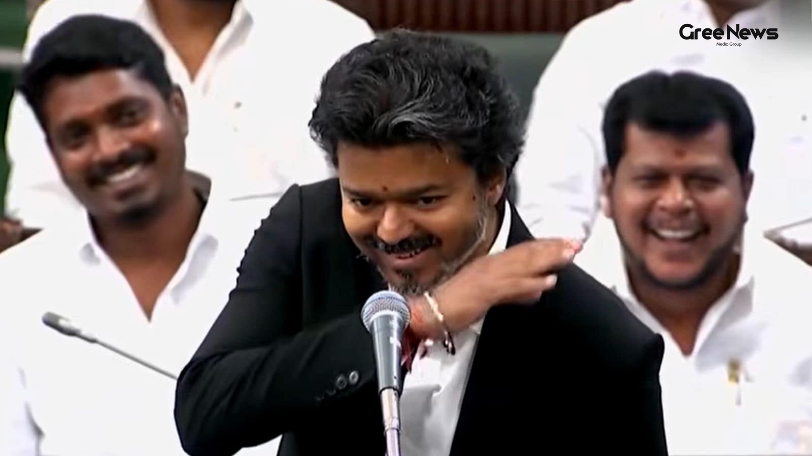 Conflict between TVK Government and DMK over Gesture and Allegations
