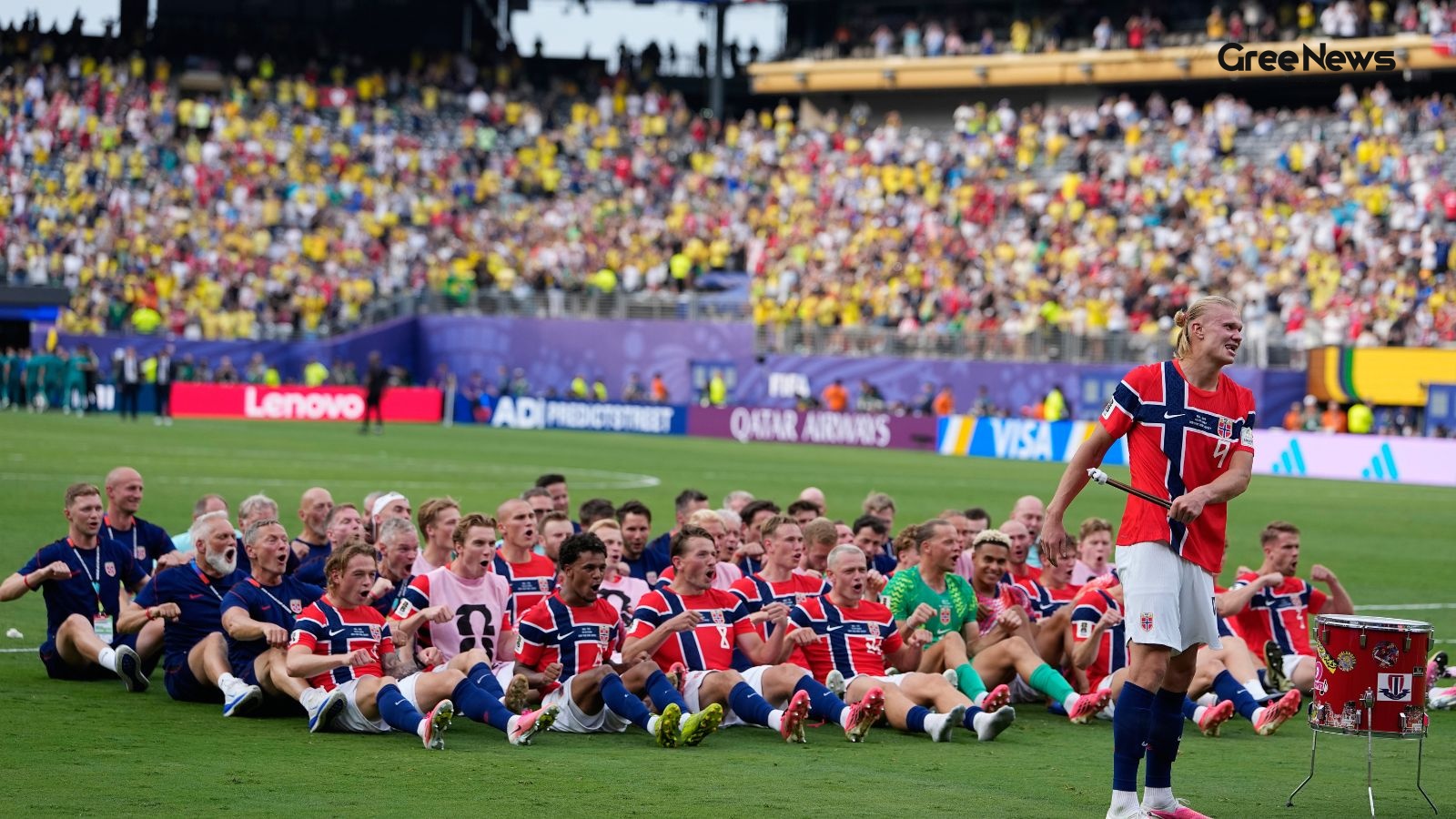 Erling Haaland's Masterclass: The Celebration Against Brazil