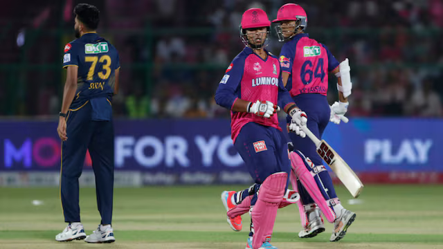 97 Off 29. Four Wins at Mullanpur. One Spot in Ahmedabad. RR Arrive Carrying Everything.