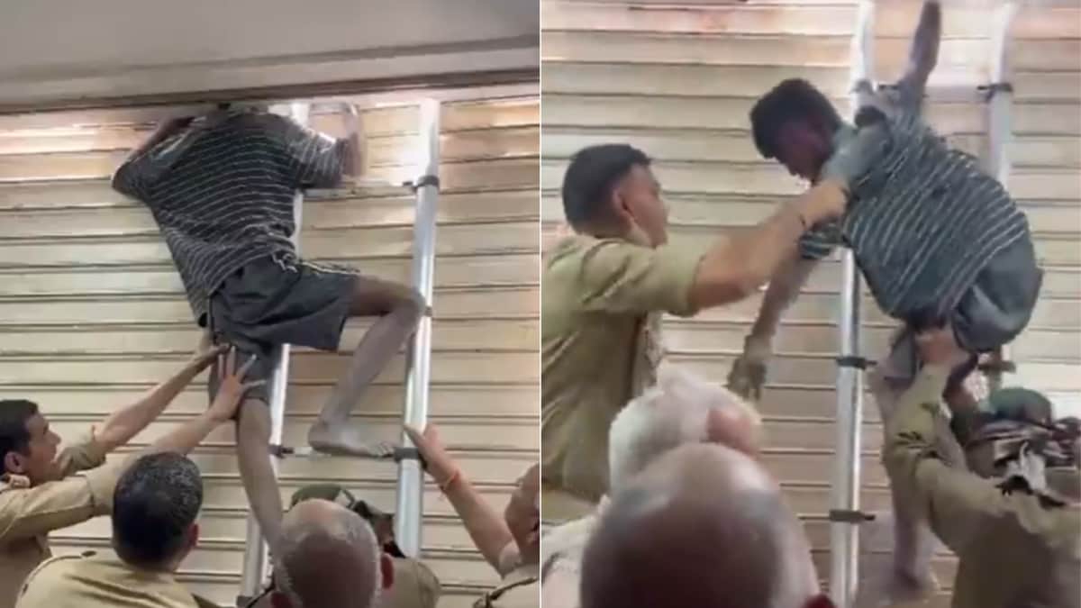 Boy Trapped Between Clinic Shutter and Wall in Ghaziabad Leads to Heroic Rescue and Flood of Memes