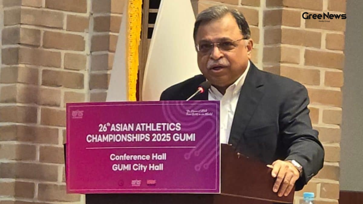 AFI President Adille Sumariwalla speaking at a press conference