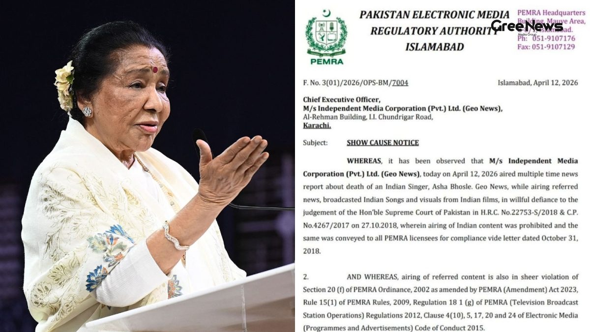 PEMRA’s Show‑Cause Notice on Geo News’ Asha Bhosle Tribute Sparks Outrage Over ‘Cultural Insecurity’
