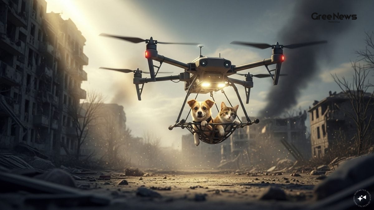 Drone Heroics: How Ukrainian Soldiers Rescued a Dog and a Cat A Heart‑warming Viral Tale