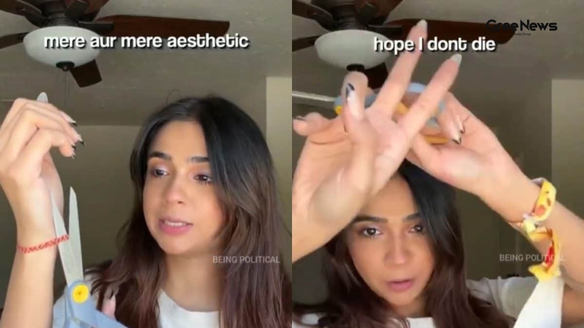 Apoorva Mukhija cutting her Kalava before Coachella