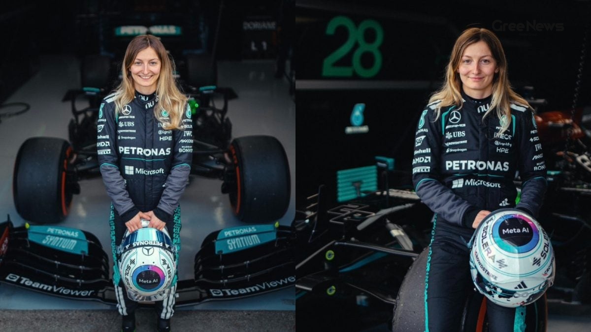 Doriane Pin Shatters Barriers: First Woman to Pilot a Mercedes F1 Car at Silverstone