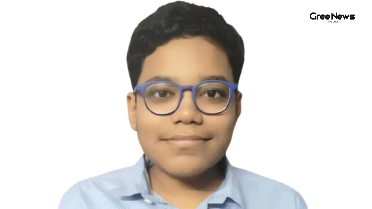 Aarav Vats celebrating his CBSE 10th result with a big smile