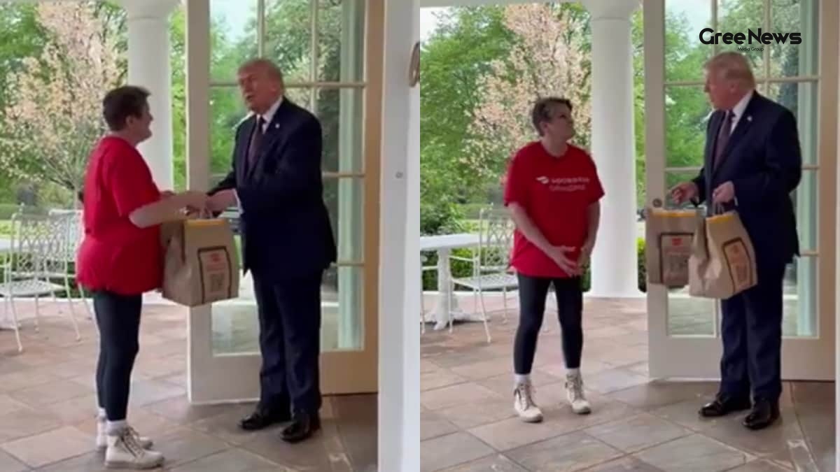 Trump Gets DoorDash Delivery at the Oval Office to Push ‘No Tax on Tips’ Policy – A Surprising White House Moment