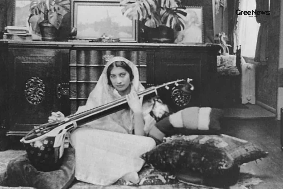 Portrait of Noor Inayat Khan, the great‑granddaughter of Tipu Sultan, who joined the SOE during WWII