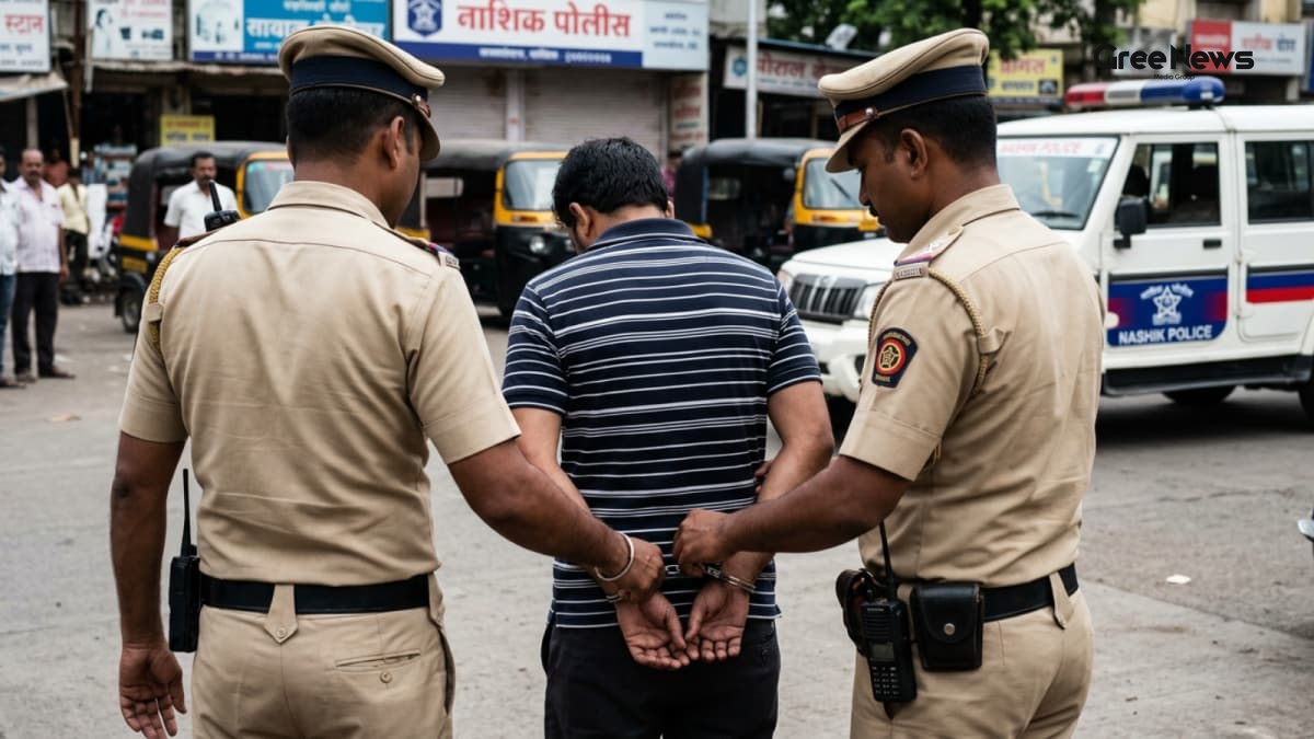 Police officers disguised as housekeeping staff inside the Tata Consultancy Services (TCS) BPO unit in Nashik