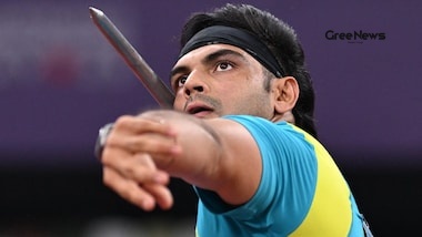 Neeraz Chopra preparing for a javelin throw