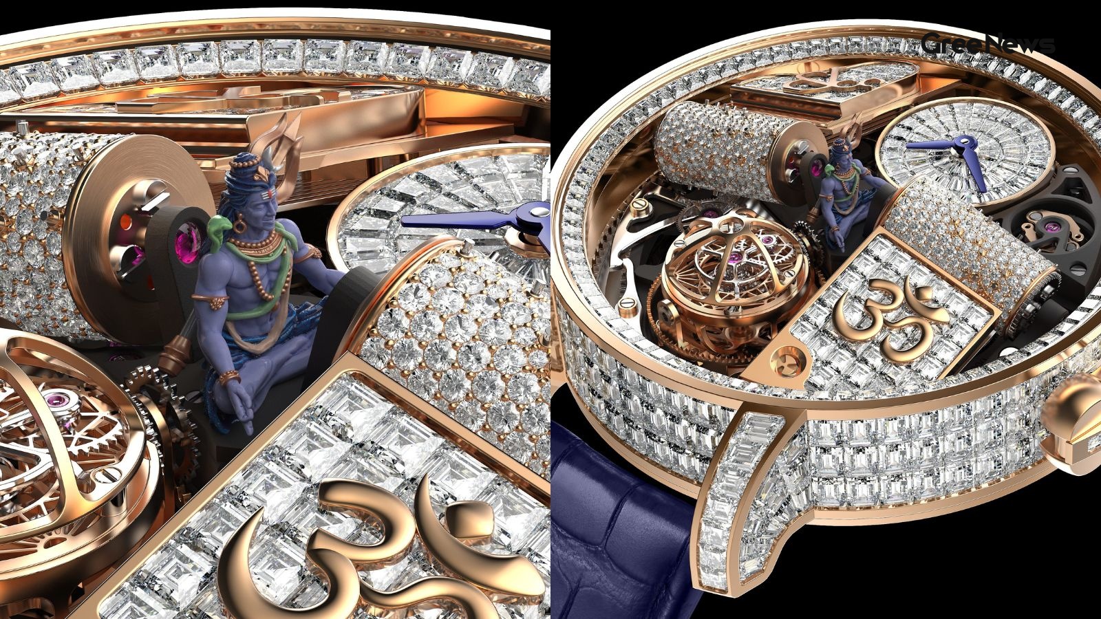 Anant Ambani’s Shiva‑Inspired Rose Gold Watch Stuns with 300 Baguette Diamonds  A Luxe Tale