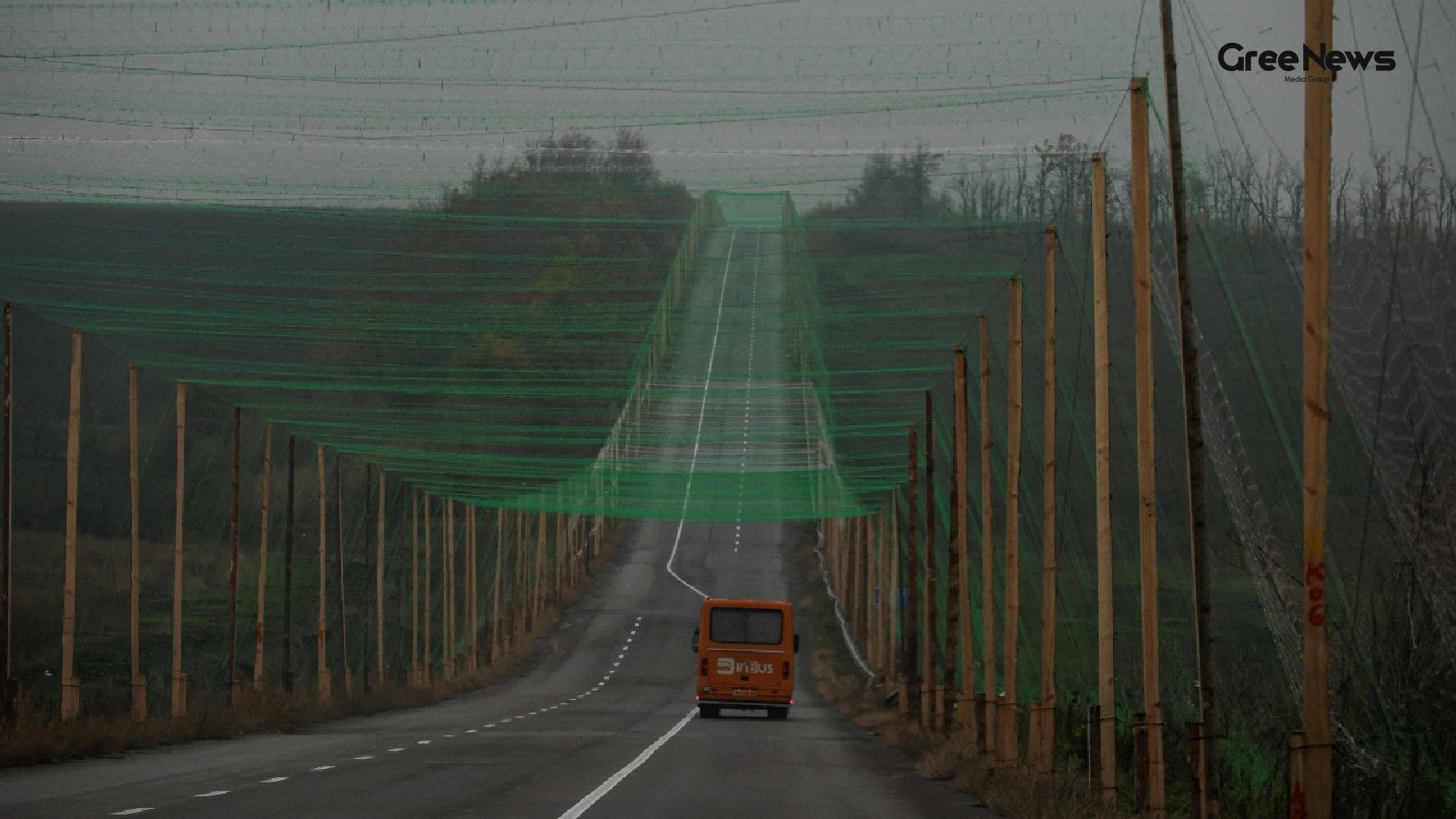 View of the occupied Donbas area where the name 'Donnyland' was suggested