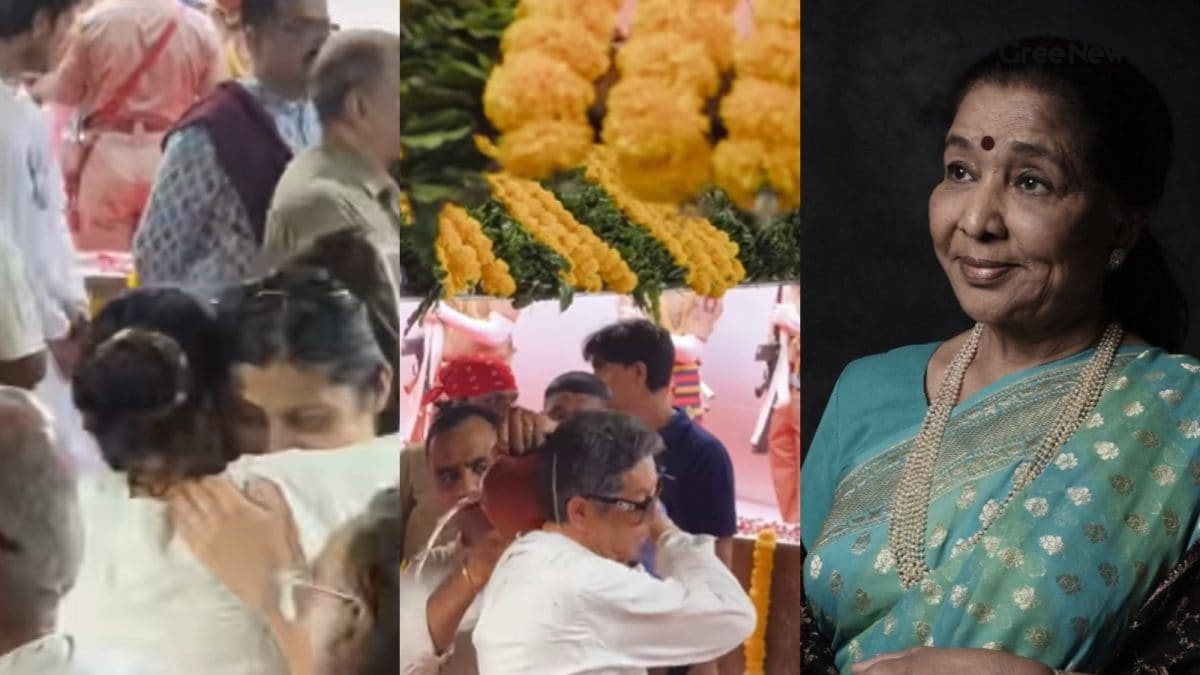 Asha Bhosle’s Final Send‑off: State Honours, Tearful Granddaughter and a Crowd of Stars