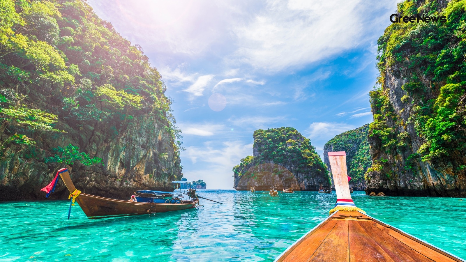 Scenic view of Phi Phi Island in Thailand, a popular spot for Indian tourists