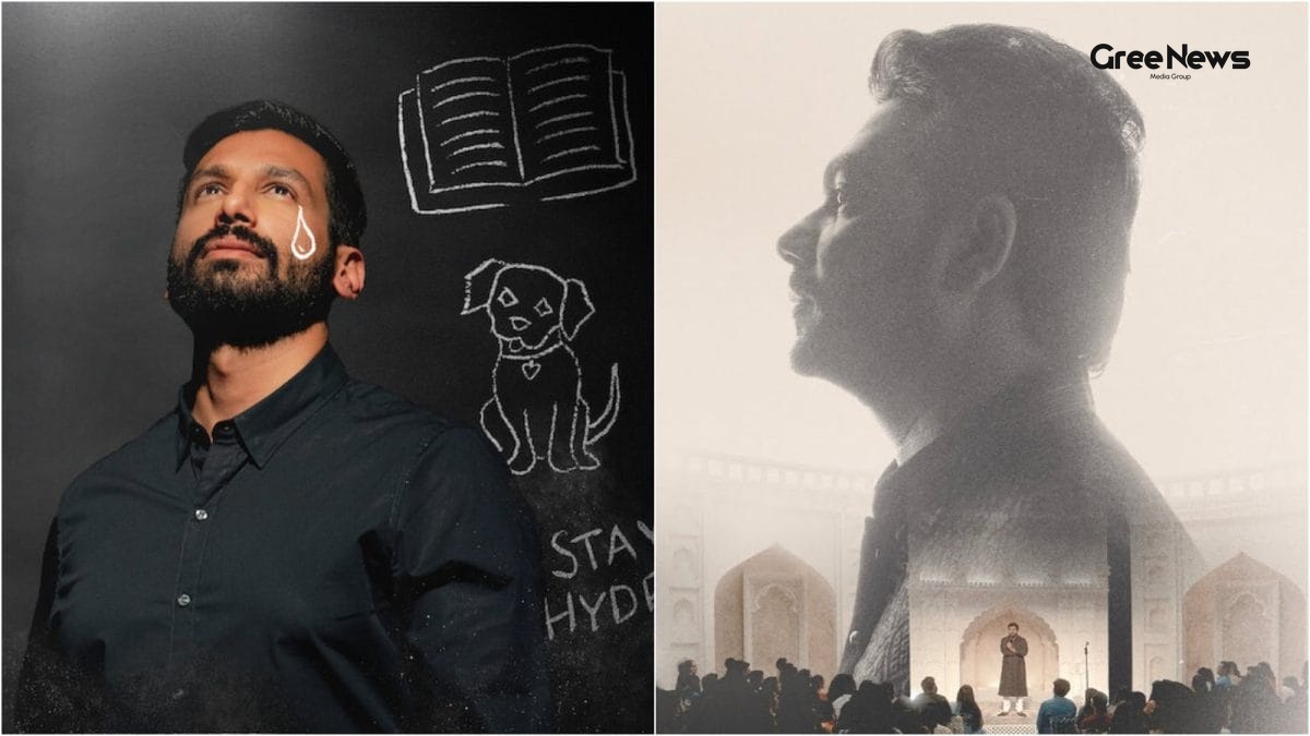 Samay Raina performing in his comedy special Still Alive