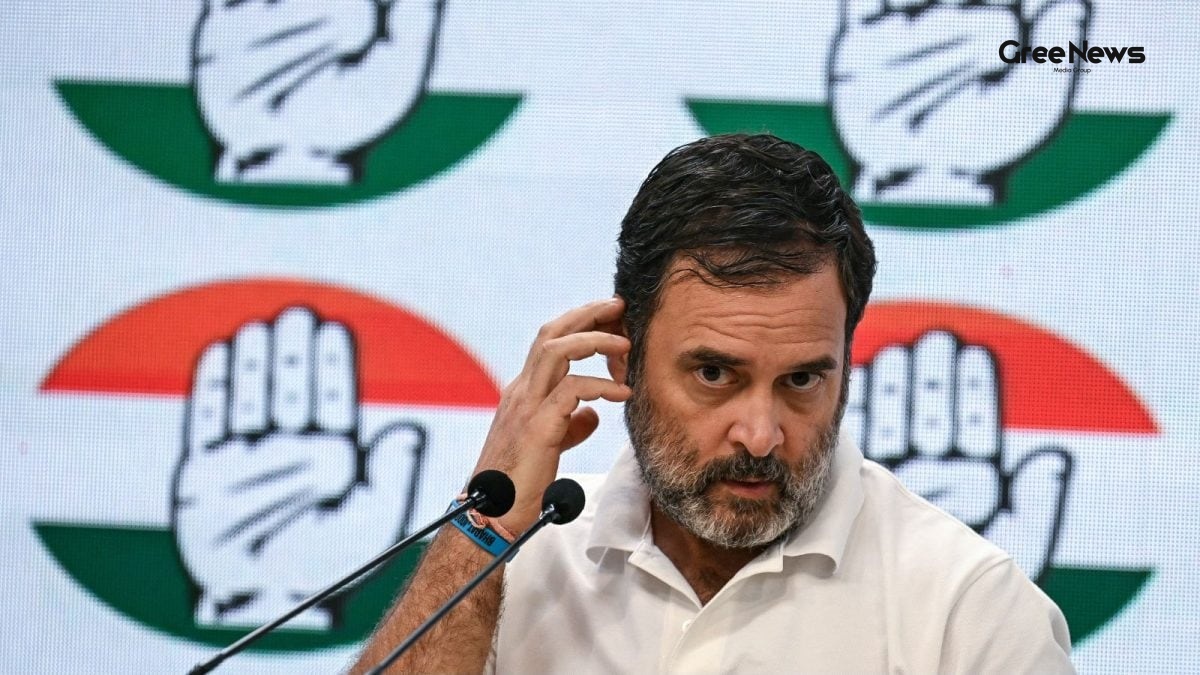 Rahul Gandhi at a public event