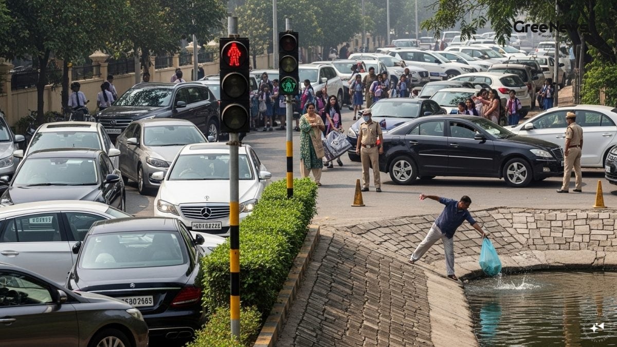 Why a Granddaughter’s School Run Sparked a Viral Talk on Civic Sense Across India