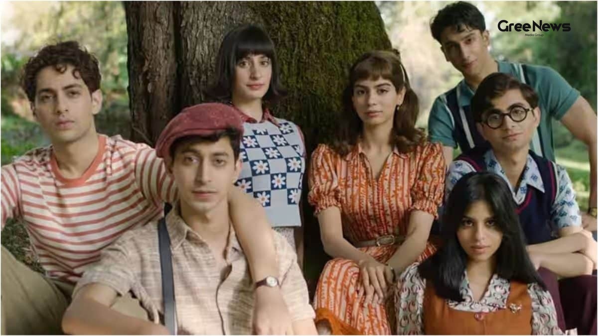 Mihir Ahuja during the shoot of The Archies