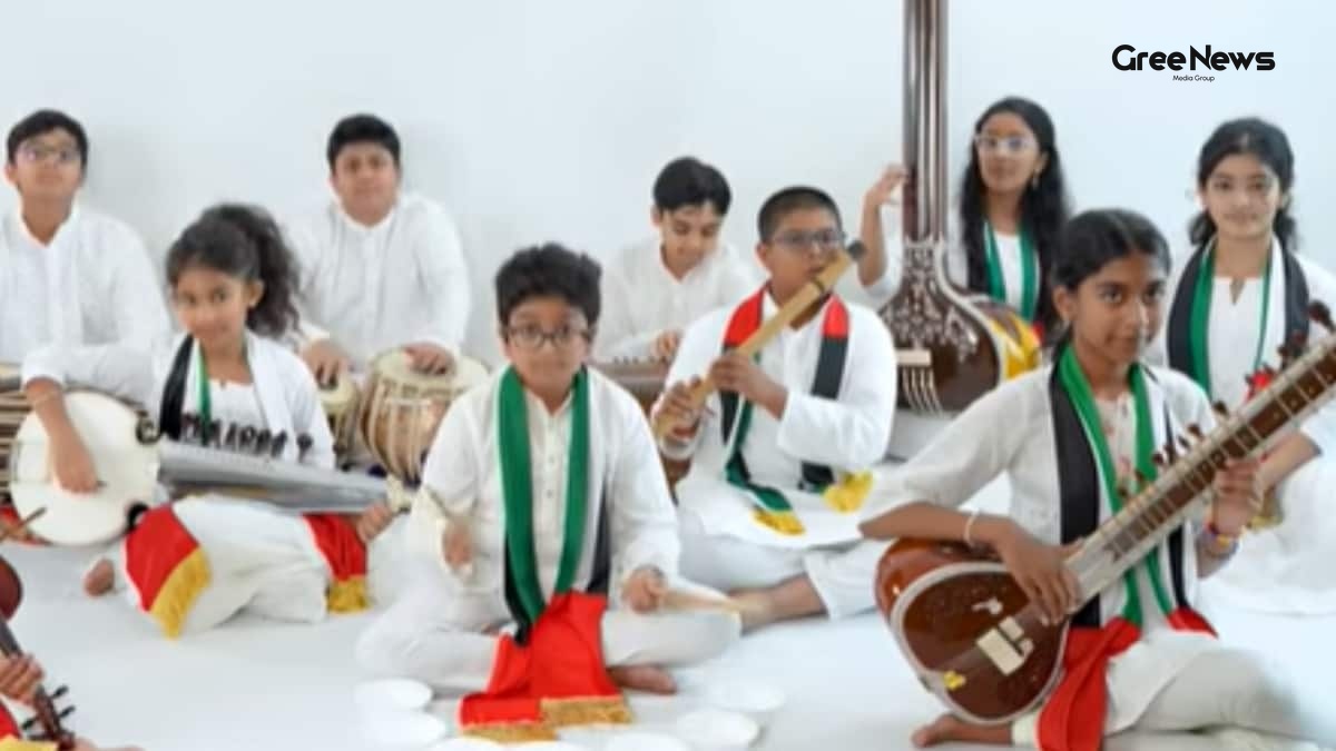 When Indian Students Turned the UAE Anthem into a Sitar Symphony – The Viral Tribute Everyone's Talking About