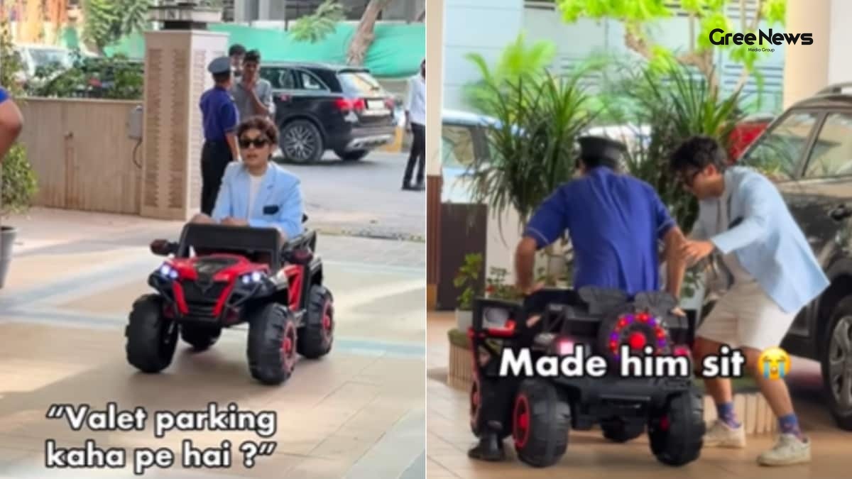 Influencers Agasthya & Aaryann Turn Valet Parking Into Mini‑Car Mayhem  Staff’s Priceless Reactions Go Viral