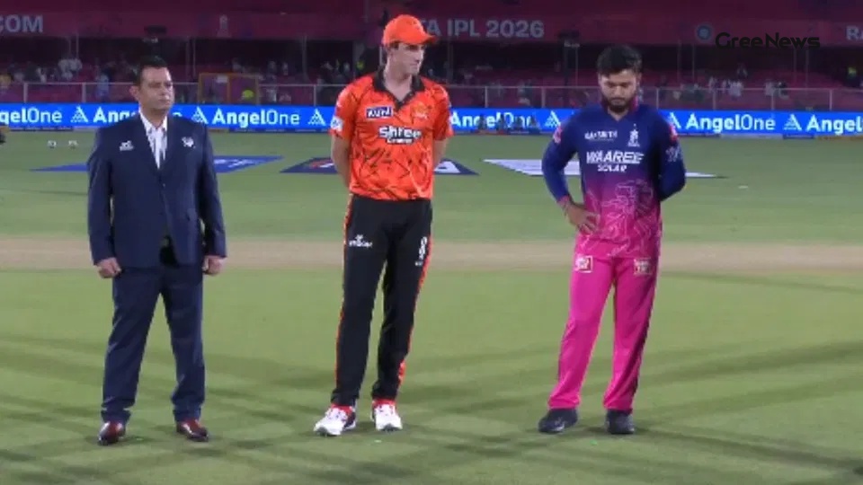 Pat Cummins Takes Over Captaincy as SRH Chooses to Field  RR vs SRH Toss Drama Unfolds