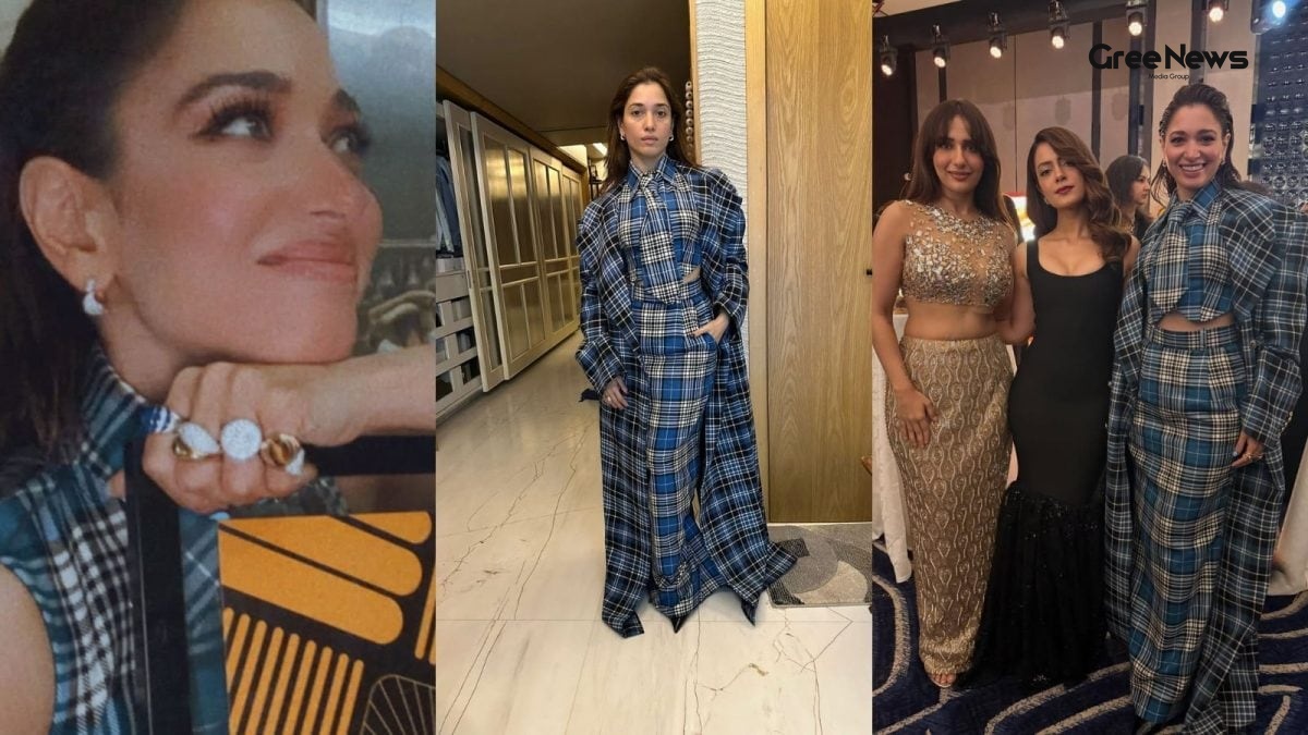 Tamannaah Bhatia’s Playful Power Suit Turns Heads  A Fashion Tale You’ll Want to Hear