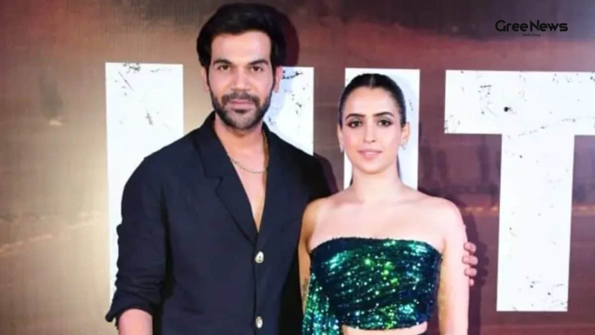 Rajkummar Rao, Sanya Malhotra and other cast members on the set of Toaster
