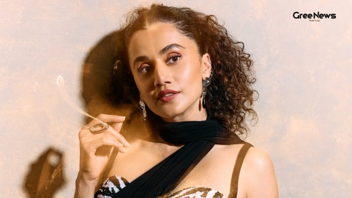 Taapsee Pannu’s Blindfolded Action Stunt in ‘Gandhari’ Sets the Internet Abuzz