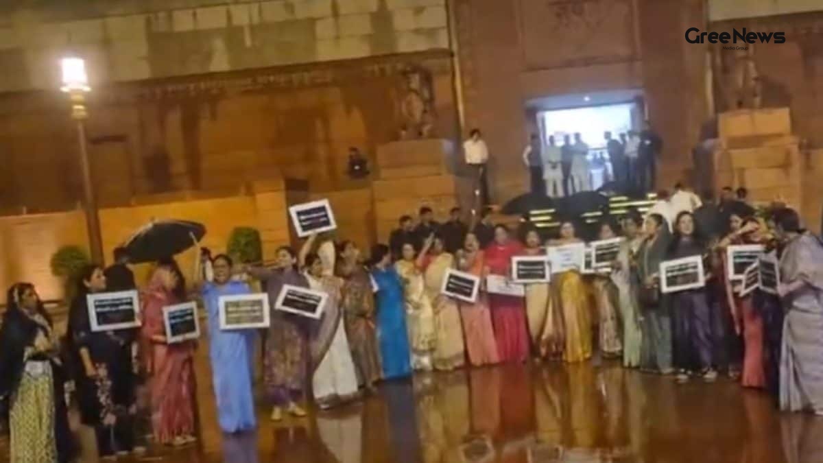 BJP and NDA Allies Mobilise Nationwide Protests Over Women's Reservation Bill Defeat  A Firsthand Account