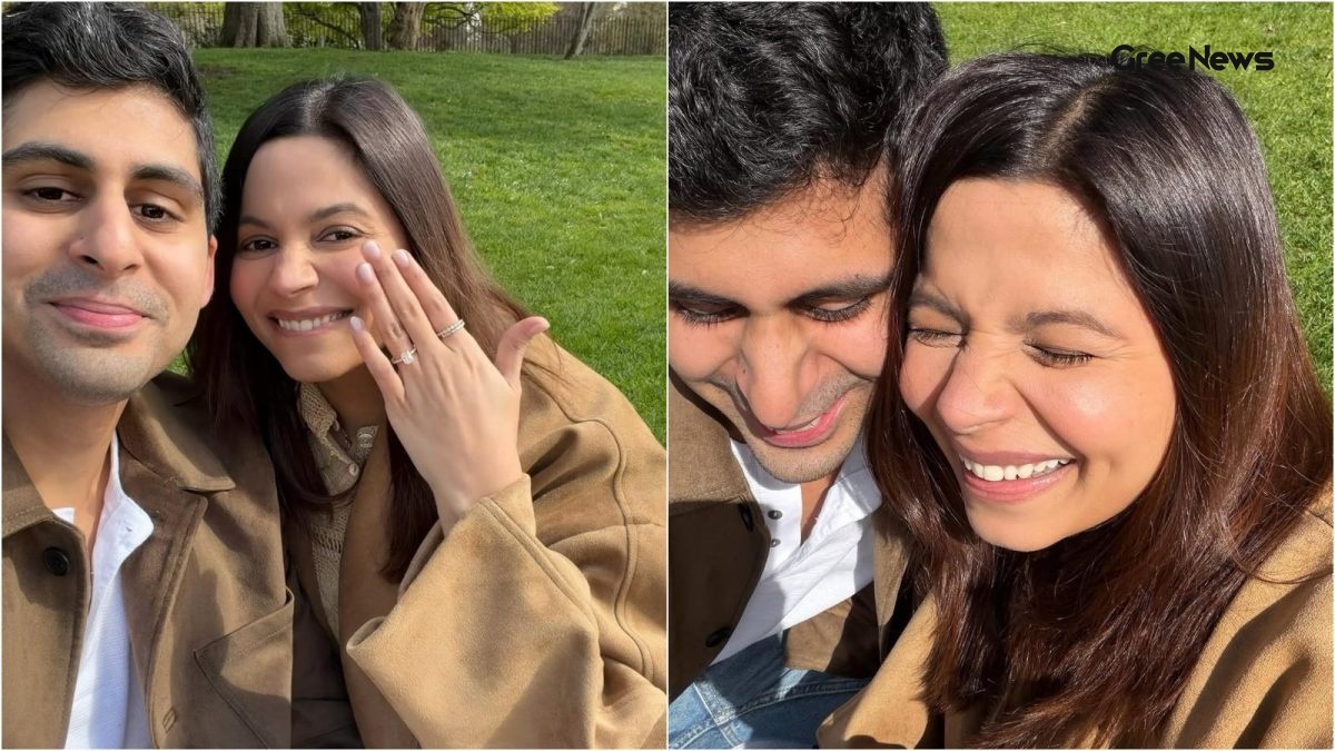 Shaheen Bhatt at the engagement announcement