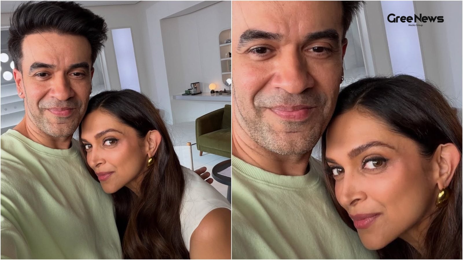 Deepika Padukone on set with director Punit Malhotra