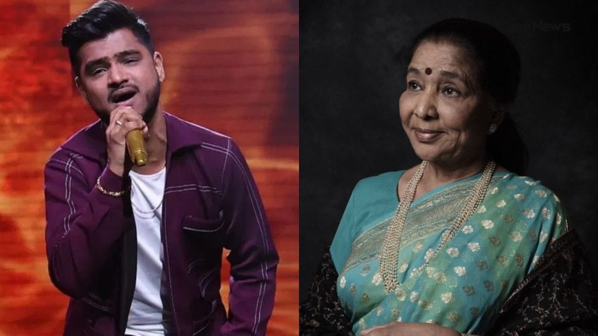 Vaibhav Gupta paying tribute to Asha Bhosle
